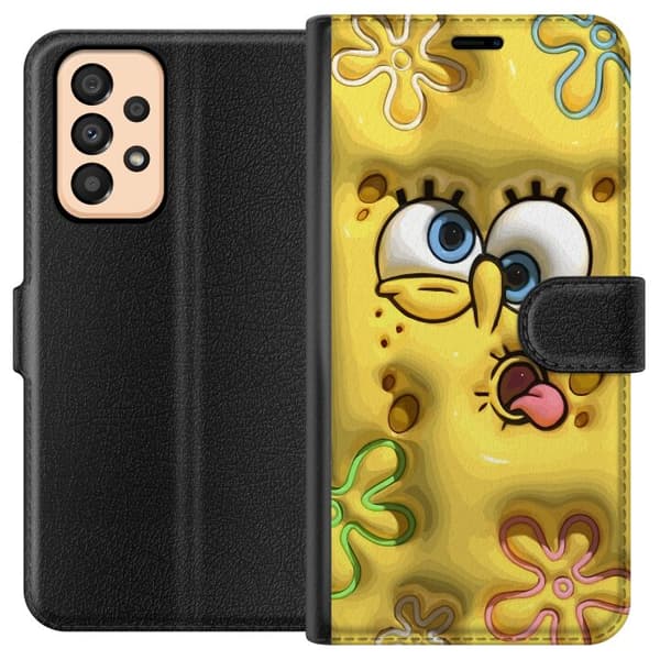 Kompatibelt Plånboksfodral till Samsung Galaxy A33 5G SpongeBob