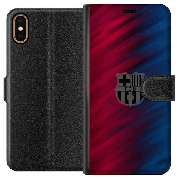 Apple iPhone XS Tegnebogsetui FC Barcelona