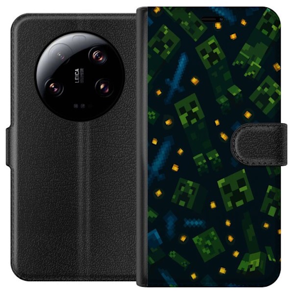 Xiaomi 13 Ultra Plånboksfodral Minecraft Dungeons Mob
