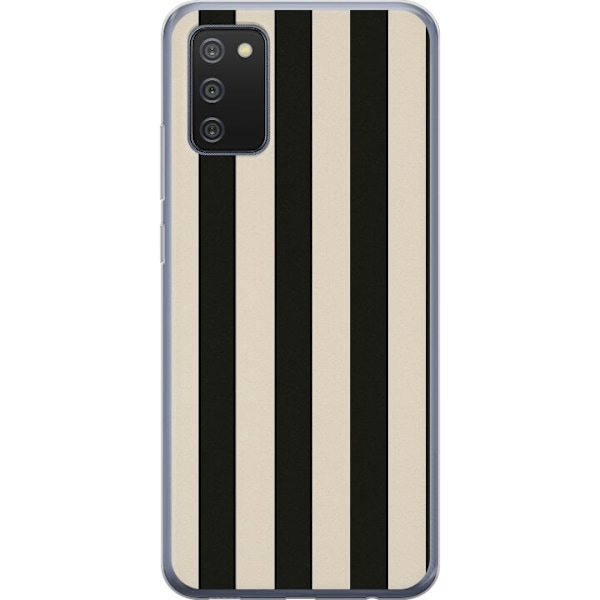 Samsung Galaxy A02s Genomskinligt Skal Line Flow