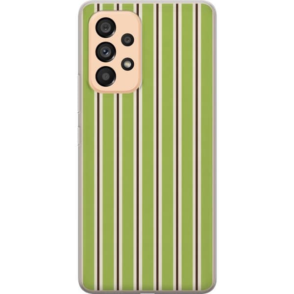 Kompatibel Mobilcover til Samsung Galaxy A53 5G Matcha Stripe grøn