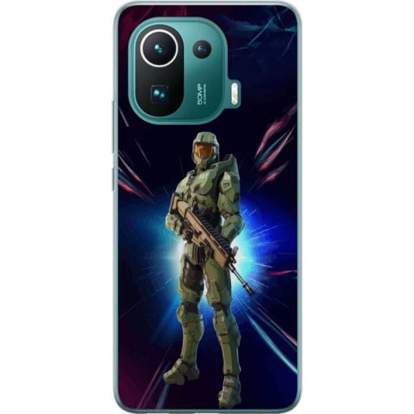 Xiaomi Mi 11 Pro Gennemsigtig cover Fortnite - Master Chief