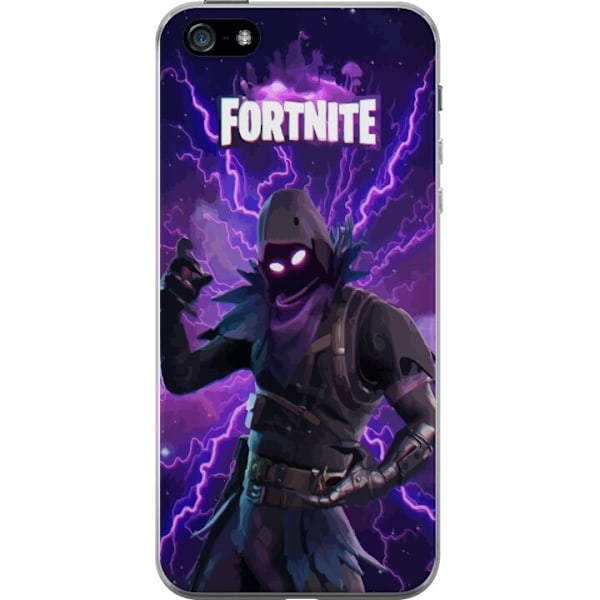 Apple iPhone 5 Läpinäkyvä kuori Fortnite Raven