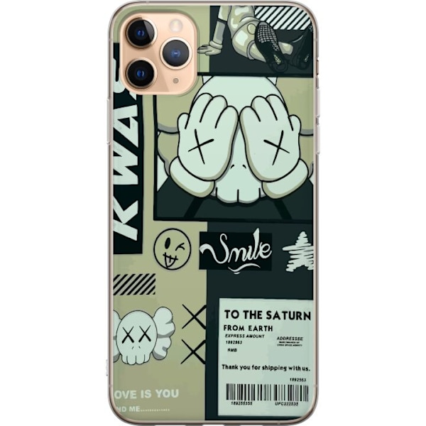 Apple iPhone 11 Pro Max Genomskinligt Skal Smile XXX