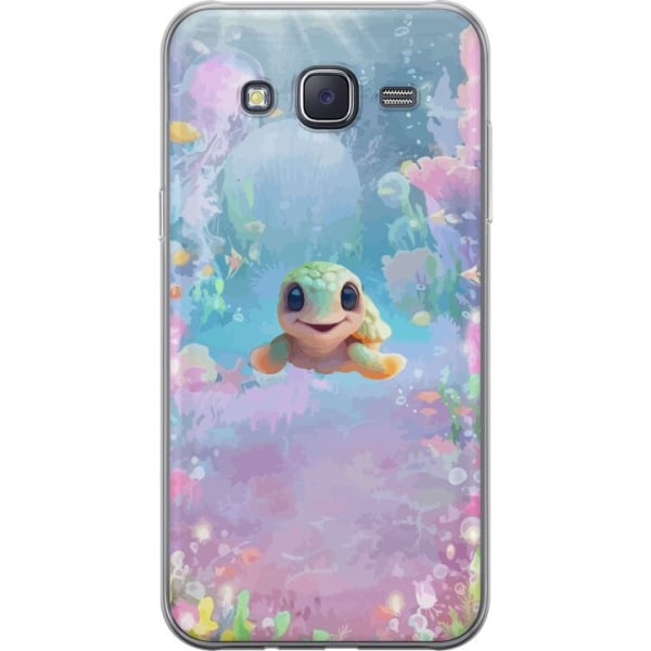 Samsung Galaxy J5 Gennemsigtig cover skildpadde