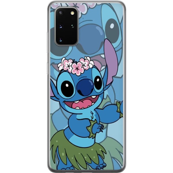 Samsung Galaxy S20+ Genomskinligt Skal Stitch under Stjärnorna – Magisk Anime-stil