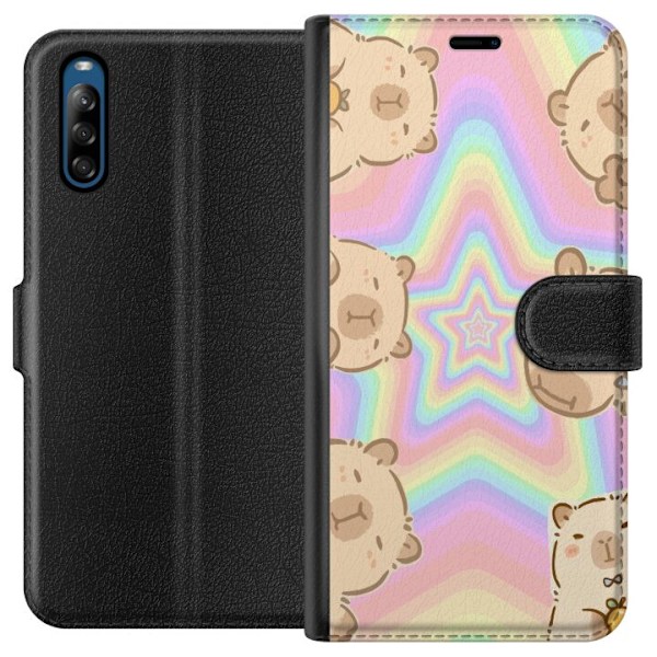 Sony Xperia L4 Lompakkokotelo Kawaii Capybara Galaxy Söpö An