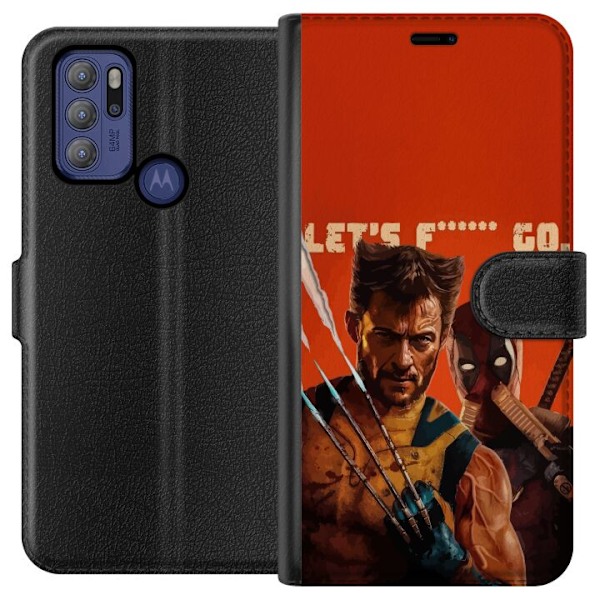 Motorola Moto G60S Tegnebogsetui Deadpool & Wolverine