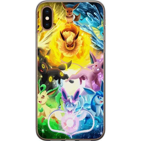 Apple iPhone XS Läpinäkyvä kuori Pokemon