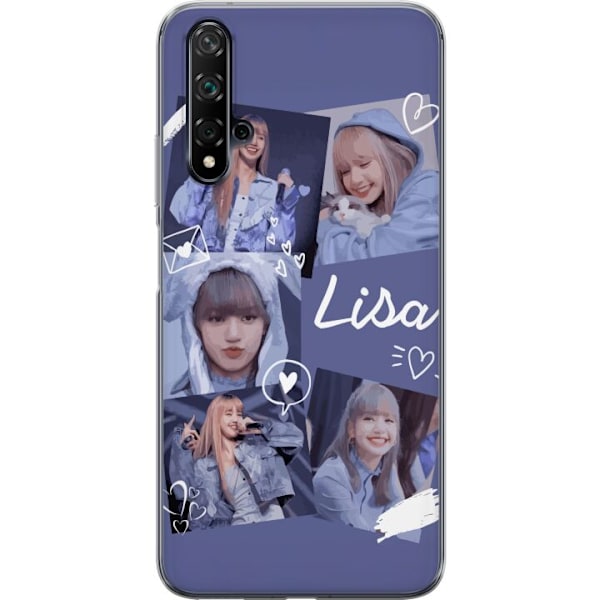Huawei nova 5T Genomskinligt Skal Lisa Blackpink – Aesthetic K-pop Queen