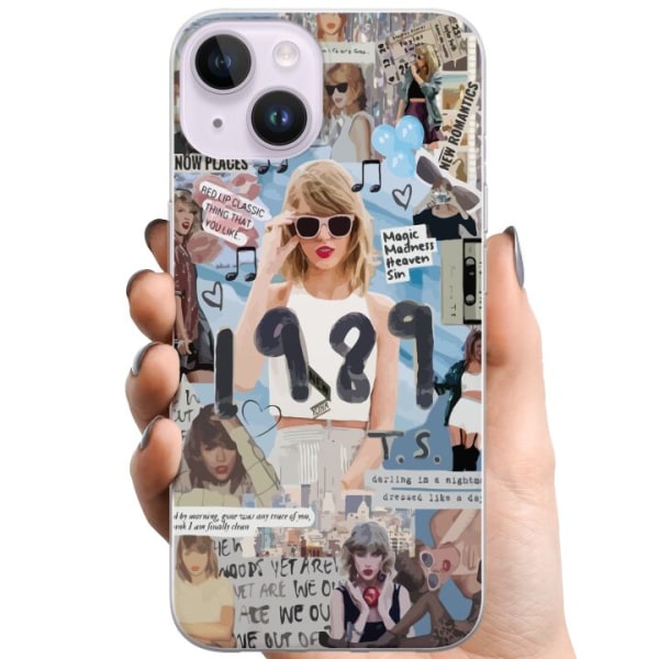 Apple iPhone 15 TPU Matkapuhelimen kuori Taylor Swift