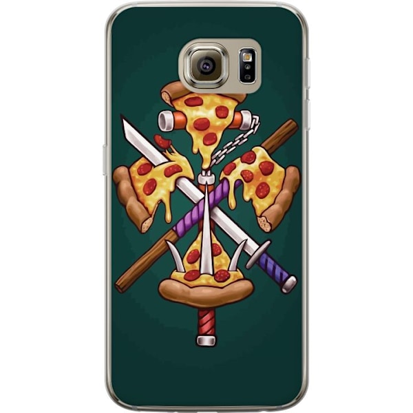 Samsung Galaxy S6 Gennemsigtig cover Pizza