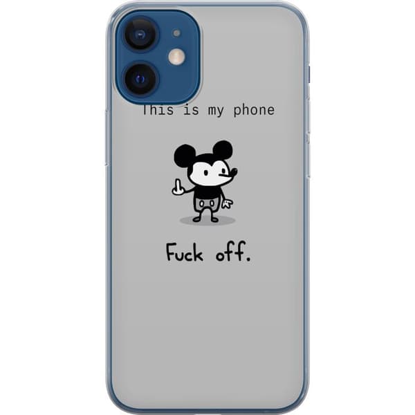 Kompatibelt Mobilskal till Apple iPhone 12 mini Fuck Off Text Sassy Cool Trend