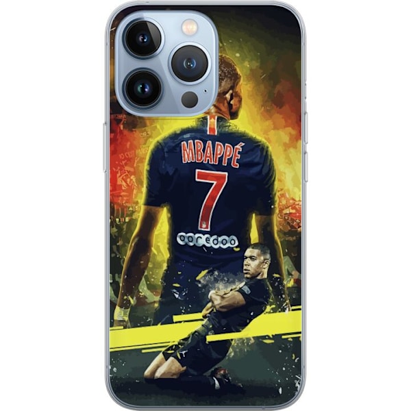 Apple iPhone 13 Pro Läpinäkyvä kuori Kylian Mbappé