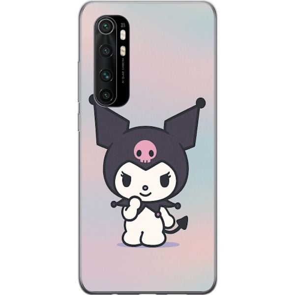Xiaomi Mi Note 10 Lite Läpinäkyvä kuori Kawaii Sanrio Kuromi