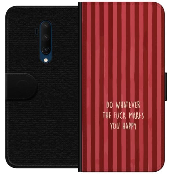 Kompatibelt Plånboksfodral till OnePlus 7T Pro Gör det som gör dig glad röd