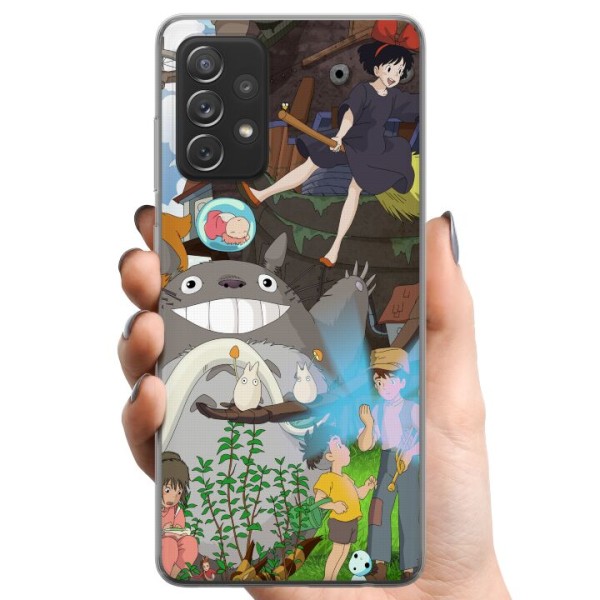 Samsung Galaxy A52 5G TPU Matkapuhelimen kuori Studio Ghibli