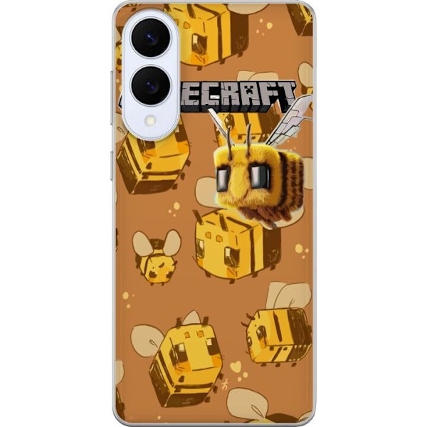 Samsung Galaxy S25 Edge Läpinäkyvä kuori Minecraft Bi