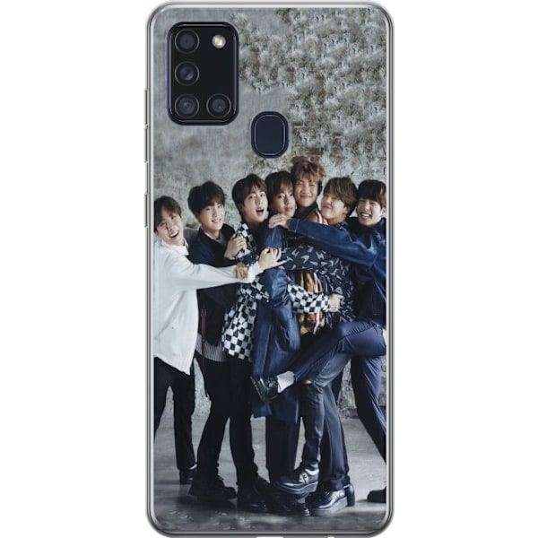 Samsung Galaxy A21s Genomskinligt Skal K-POP BTS