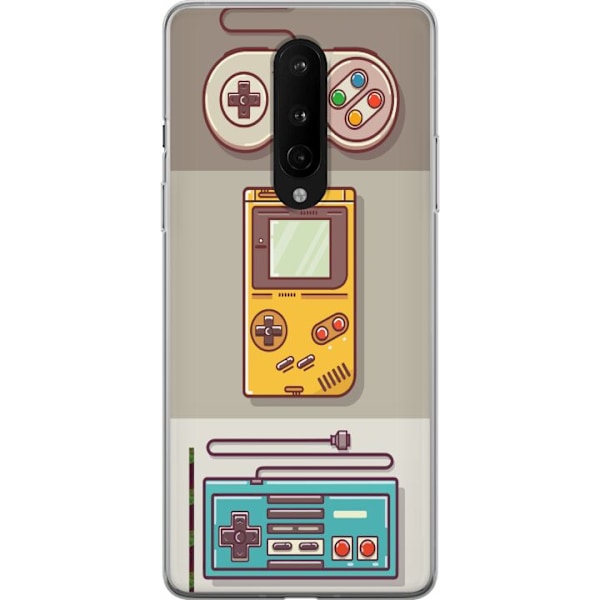 OnePlus 8 Gennemsigtig cover Nintendo Retro