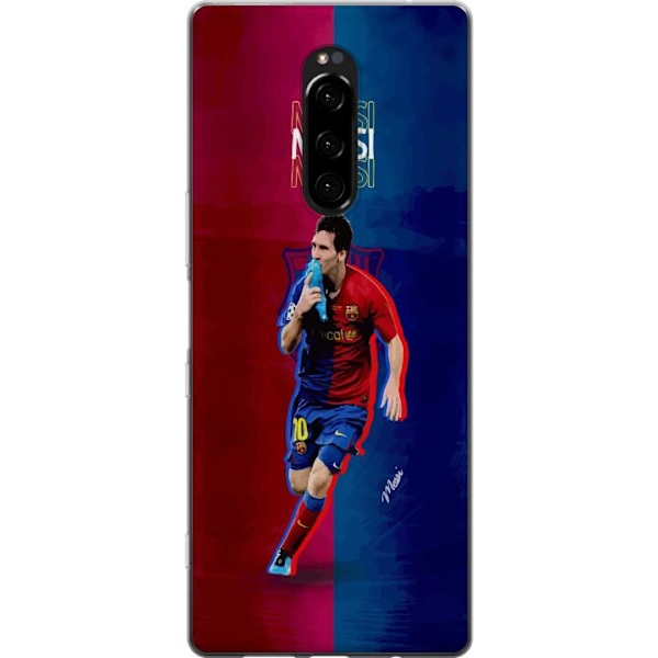 Sony Xperia 1 Läpinäkyvä kuori Messi