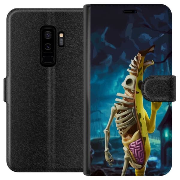 Kompatibelt Plånboksfodral till Samsung Galaxy S9+ Fortnite - Peely Dead