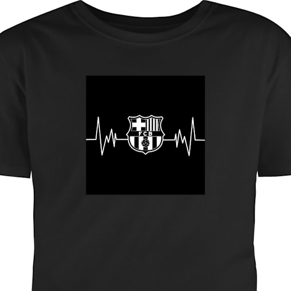 Børne T-shirt | Behagelig T-shirt til Børn FC Barcelona sort 5-6 År