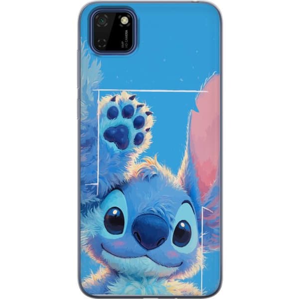 Kompatibelt Mobilskal till Huawei Y5p Fluffig blå figur blå