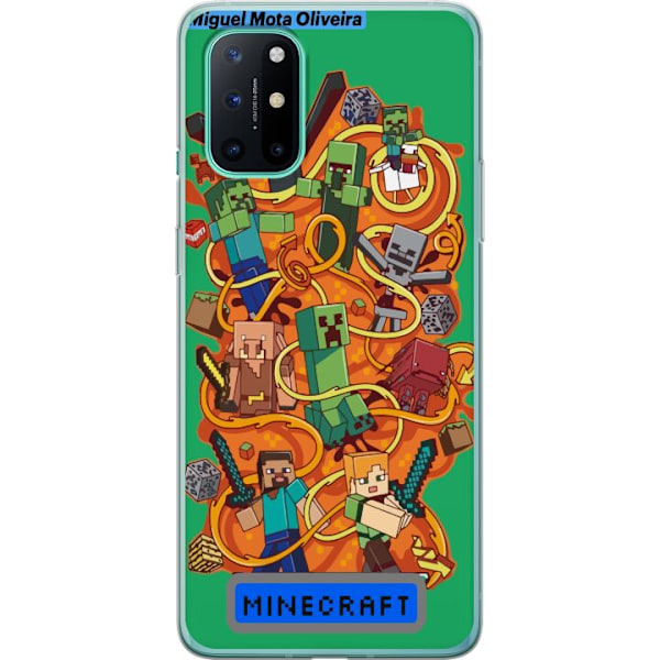 OnePlus 8T Läpinäkyvä kuori Minecraft