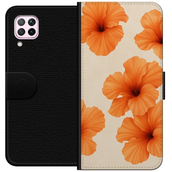 Huawei P40 lite Plånboksfodral Papaya Punch