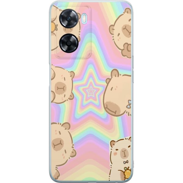 OnePlus Nord N20 SE Läpinäkyvä kuori Kawaii Capybara Galaxy