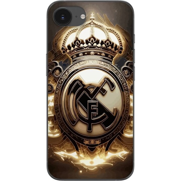 Apple iPhone 16e Genomskinligt Skal Real Madrid