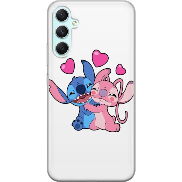 Samsung Galaxy A34 Läpinäkyvä kuori Lilo & Stitch