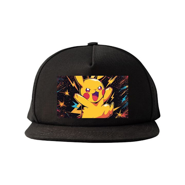 Snapback-lippalakki musta one size