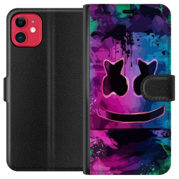 Kompatibel Tegnebogsetui til Apple iPhone 11 Marshmello Fortnite