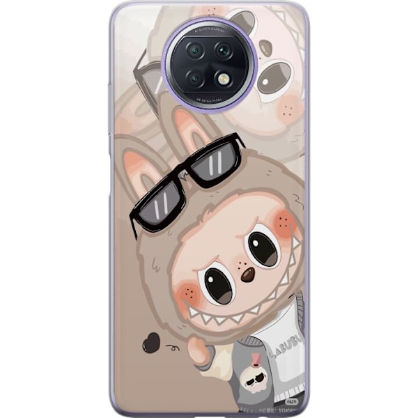 Xiaomi Redmi Note 9T Läpinäkyvä kuori Labubu Rainbow Chaos
