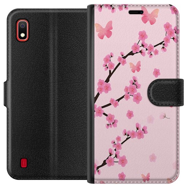 Samsung Galaxy A10 Plånboksfodral Blommor