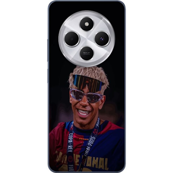 Xiaomi Redmi 14C Genomskinligt Skal Lamine Yamal mobilskal i stilren sportdesign