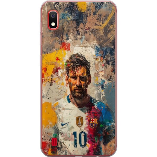 Samsung Galaxy A10 Genomskinligt Skal Messi Art