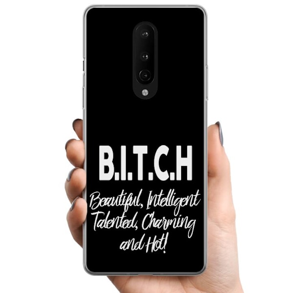 OnePlus 8 TPU Matkapuhelimen kuori Teksti