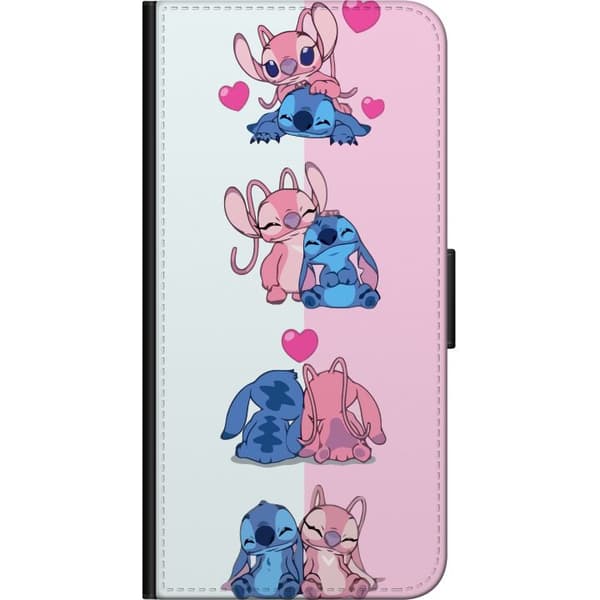 Kompatibelt Lommeboketui til Samsung Galaxy A20s Lilo & Stitch