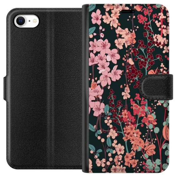 Apple iPhone 6 Lommeboketui Blomster