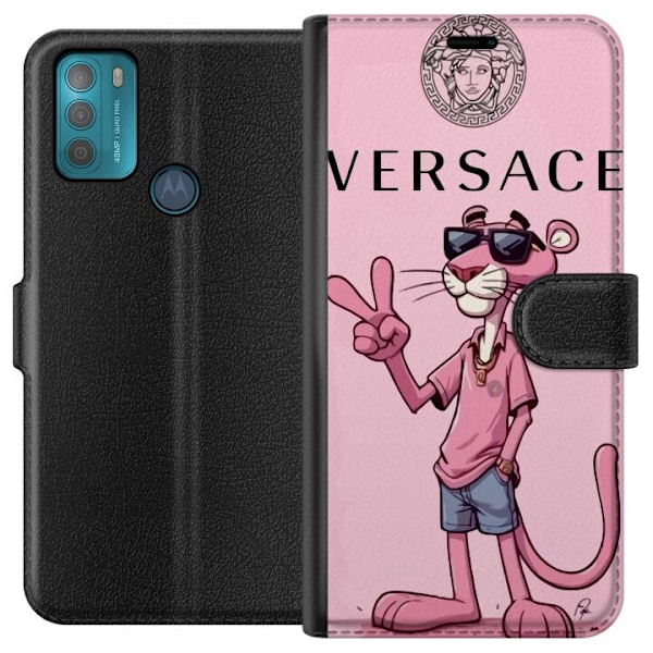 Motorola Moto G50 Lommeboketui Pink Panter Merke