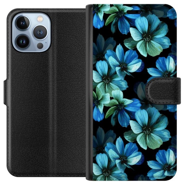 Apple iPhone 13 Pro Max Tegnebogsetui Blomster