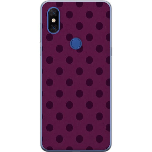 Kompatibelt Mobildeksel til Xiaomi Mi Mix 3 Plomme Popprikker lila