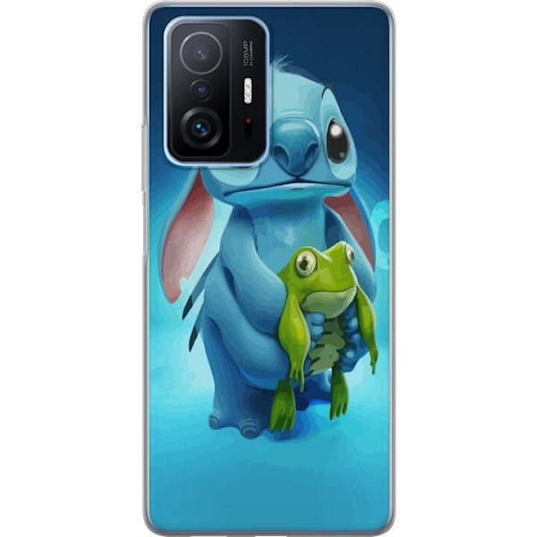 Xiaomi 11T Läpinäkyvä kuori Stitch ja sammakko