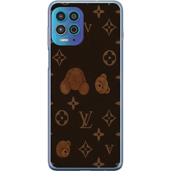 Motorola Moto G100 Läpinäkyvä kuori Plush Luxe