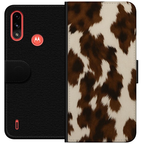 Motorola Moto E7 Power Tegnebogsetui Farve Sprøjt