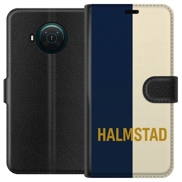 Nokia X10 Tegnebogsetui Halmstad – Fodbold