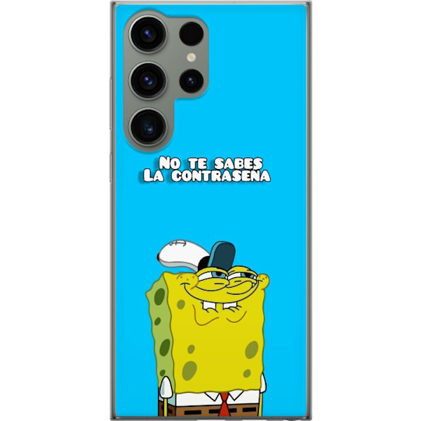 Samsung Galaxy S23 Ultra Gennemsigtig cover SvampeBob Firkant